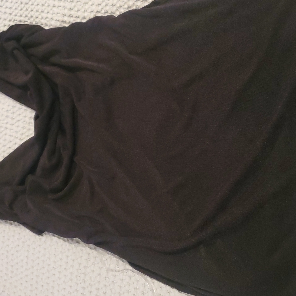 MONACO Drape Front Top with open back Size Large